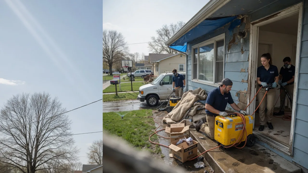 Basement Flood Cleanup in Leonard, TX near me